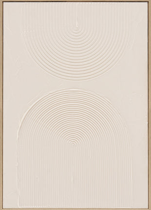 3D-Wanddekoration «Creme» 50 × 70 cm – 6er-Set – Ansicht 6