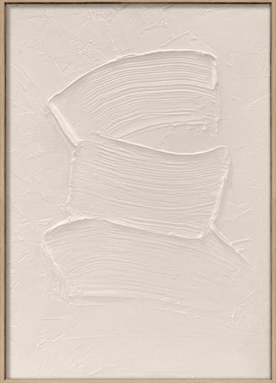 3D-Wanddekoration «Creme» 50 × 70 cm – 6er-Set – Ansicht 3