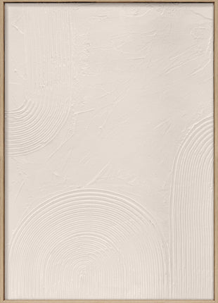 3D-Wanddekoration «Creme» 50 × 70 cm – 6er-Set
