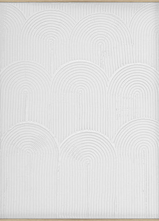 Ölgemälde «Bögen Weiss» 100 × 140 cm mit Rahmen – Ansicht 2