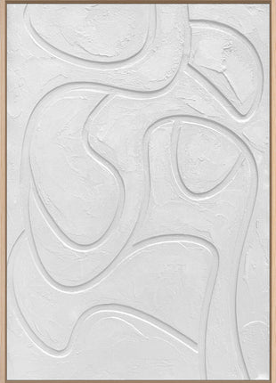 3D-Wanddekoration «Weiss 5» 70 × 100 cm