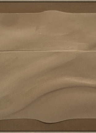 3D-Wanddekoration «Braune Wellen» 100 × 100 cm