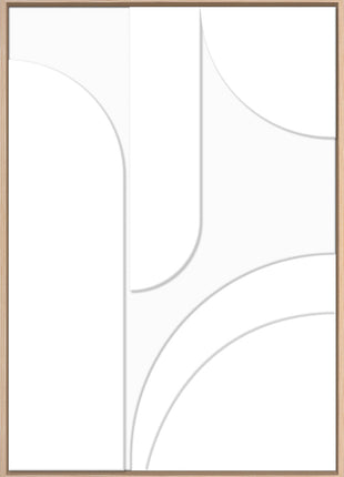 3D-Wanddekoration «Weiss 1» 70 × 100 cm