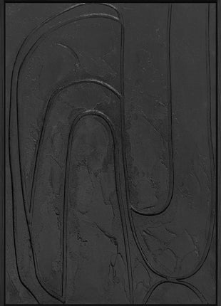 3D-Wanddekoration «Schwarz 1» 70 × 100 cm
