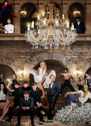 Glasbild «Mafia im Casino» 120 × 80 cm (Art. GLAS080120C-803)