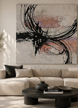 Ölgemälde «Nebel» 120 × 120 cm