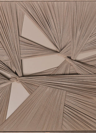 Ölgemälde «Gewebt 1» 100 × 150 cm mit Rahmen – Ansicht 3