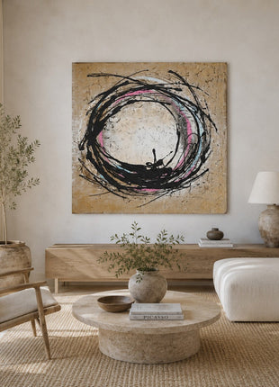 Ölgemälde abstrakt 120 × 120 cm – Art. OTH-0028