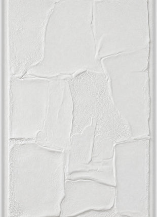 3D-Wanddekoration «Breaking White» 80 × 120 cm