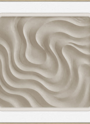 3D-Wanddekoration «Sandwellen 2» 60 × 60 cm