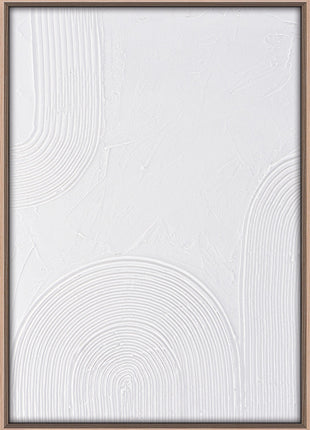 3D-Wanddekoration «Weiss» 50 × 70 cm – 6er-Set – Ansicht 2
