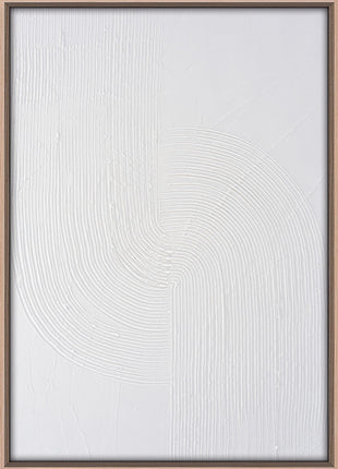 3D-Wanddekoration «Weiss» 50 × 70 cm – 6er-Set