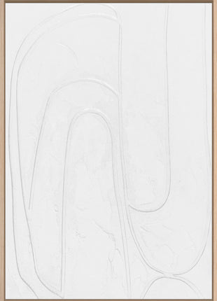 3D-Wanddekoration «Weiss 4» 70 × 100 cm