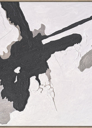 Ölgemälde «Fragmente 2» 100 × 150 cm mit Rahmen – Ansicht 3