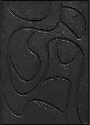 3D-Wanddekoration «Schwarz 2» 70 × 100 cm