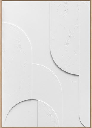 3D-Wanddekoration «Weiss 2» 70 × 100 cm