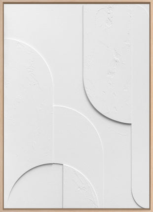 3D-Wanddekoration «Weiss 2» 50 × 70 cm
