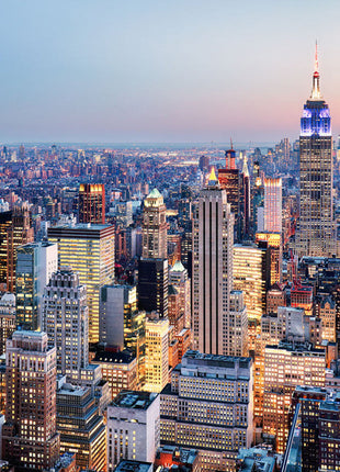 Glasbild «Manhattan» 120 × 80 cm – 3D-Relief