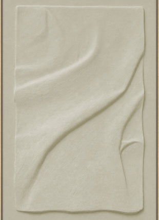 3D-Wanddekoration «Beige Wellen» 80 × 120 cm